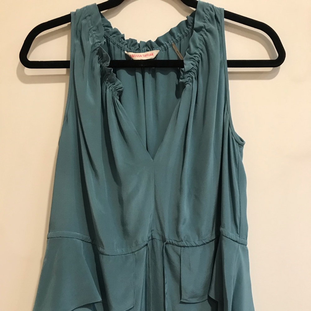 Teal Rebecca Taylor blouse
